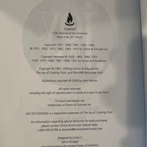 Joy of Cooking Cookbook 2006 - Picture 10 of 15